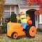Glitzhome® 7ft. Fall Lighted Inflatable Tractor Décor